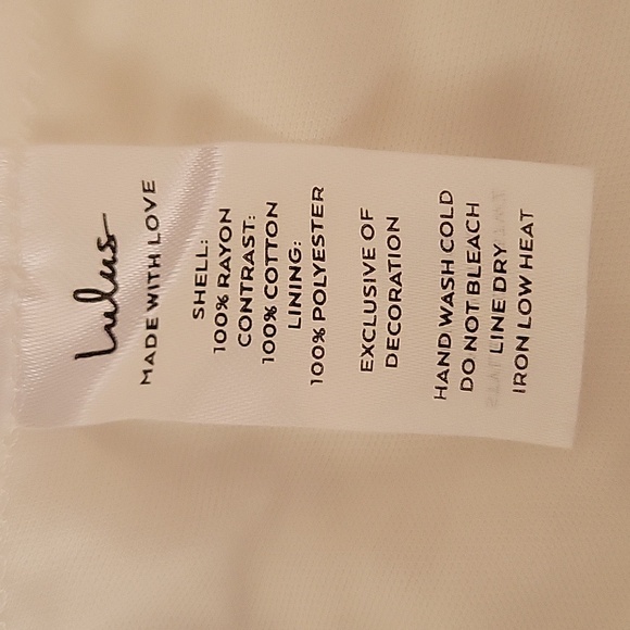 Lulus NWT Endlessly Enticing White Embroidered Babydoll Mini Dress - Picture 9 of 11